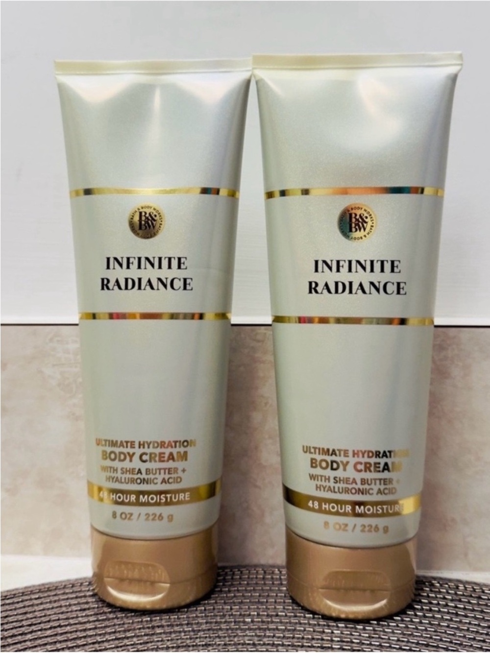NWT BBW Infinite Radiance Ultimate Hydration Body Cream Set